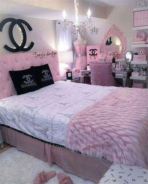 girls chanel bedroom|chanel inspired bedroom.